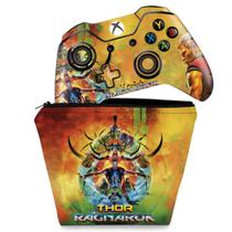 Capa Case e Skin Compatível Xbox One Fat Controle - Thor Ragnarok