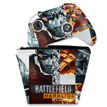 Capa Case e Skin Compatível Xbox One Slim X Controle - Battlefield Hardline