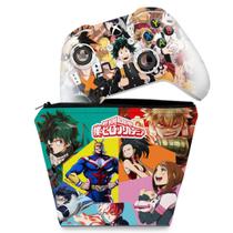 Capa Case e Skin Compatível Xbox One Slim X Controle - Boku No Hero Academia