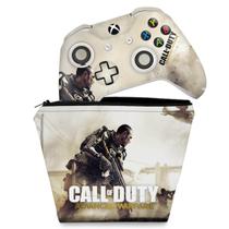 Capa Case e Skin Compatível Xbox One Slim X Controle - Call Of Duty Advanced Warfare