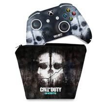 Capa Case e Skin Compatível Xbox One Slim X Controle - Call Of Duty Ghosts