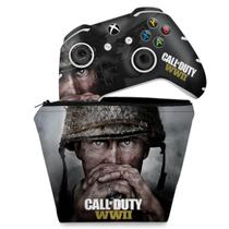 Capa Case e Skin Compatível Xbox One Slim X Controle - Call Of Duty Ww2