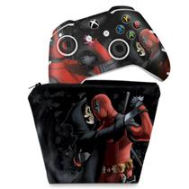 Capa Case e Skin Compatível Xbox One Slim X Controle - Deadpool 2