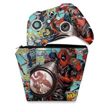 Capa Case e Skin Compatível Xbox One Slim X Controle - Deadpool
