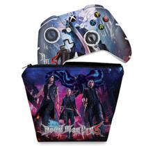 Capa Case e Skin Compatível Xbox One Slim X Controle - Devil May Cry 5