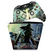 Capa Case e Skin Compatível Xbox One Slim X Controle - Dragon Age Inquisition