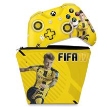 Capa Case e Skin Compatível Xbox One Slim X Controle - Fifa 17