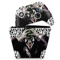 Capa Case e Skin Compatível Xbox One Slim X Controle - Joker Coringa Batman