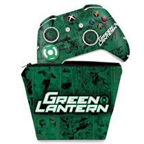 Capa Case e Skin Compatível Xbox One Slim X Controle - Lanterna Verde Comics