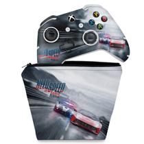 Capa Case e Skin Compatível Xbox One Slim X Controle - Need For Speed Rivals