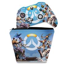 Capa Case e Skin Compatível Xbox One Slim X Controle - Overwatch