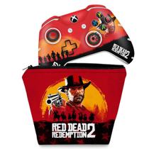 Capa Case e Skin Compatível Xbox One Slim X Controle - Red Dead Redemption 2