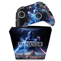 Capa Case e Skin Compatível Xbox One Slim X Controle - Star Wars - Battlefront 2