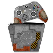 Capa Case e Skin Compatível Xbox One Slim X Controle - Starfield