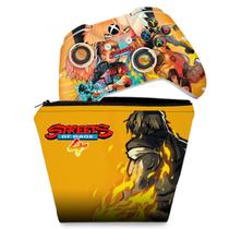 Capa Case e Skin Compatível Xbox One Slim X Controle - Streets Of Rage 4