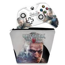 Capa Case e Skin Compatível Xbox One Slim X Controle - The Witcher 3 B