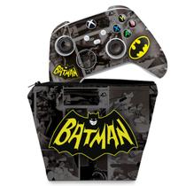 Capa Case e Skin Compatível Xbox Series S X Controle - Batman Comics - Pop Arte Skins