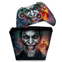 Capa Case e Skin Compatível Xbox Series S X Controle - Coringa Joker