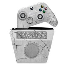 Capa Case e Skin Compatível Xbox Series S X Controle - Mjolnir Thor Amor e Trovão