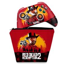 Capa Case e Skin Compatível Xbox Series S X Controle - Red Dead Redemption 2