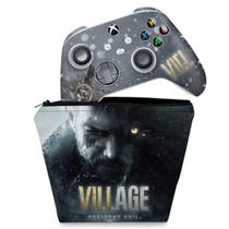 Capa Case e Skin Compatível Xbox Series S X Controle - Resident Evil Village