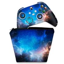 Capa Case e Skin Compatível Xbox Series S X Controle - Universo Cosmos