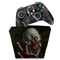 Capa Case e Skin Compatível Xbox Series S X Controle - Zombie Zumbi The Walking - Pop Arte Skins