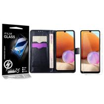 Capa Case Flip Carteira + 2 Pelicula Vidro Galaxy A32 4G A325 - Cell In Power25