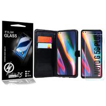 Capa Case Flip Carteira + 2 Pelicula Vidro Moto G 5G Plus 6.7 XT2075 - Cell In Power25