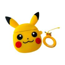 Capa Case Fone Silicone Compatível Com AirPods 1 E 2 Pikachu Capa Case Fone Silicone Compatível Com AirPods 1 E 2 Pikachu