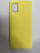 Capa case fosca lisa veludo interno galaxy a71 + pel 3d full