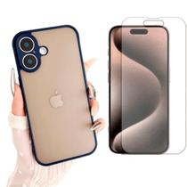 Capa Case Fosca Para iPhone 16 Plus + Pelicula Hidrogel