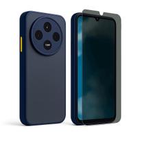 Capa Case Fosca Para Xiaomi Poco C75 + Pelicula Privacidade