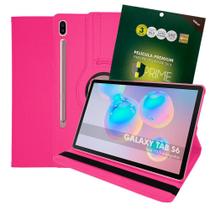 Capa Case Galaxy Tab S6 T860 T865 + Pelicula Hprime - Rosê - Strong Line E Hprime