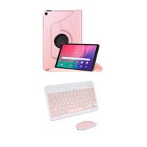 Capa Case Giratória 360 + Teclado e Mouse Bluetooth Para Tablet Amazon HD10 2021