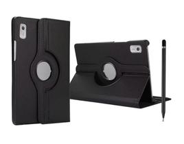 Capa Case Giratória + Caneta Ponta Dupla Para Tablet Lenovo P12