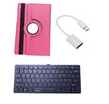 Capa Case Giratória Inclinável 360 graus para Tablet Samsung A7 T500 T505 + Teclado + Cabo tipo C Capa Case Giratória Inclinável 360 graus para Tablet Samsung A7 T500 T505 + Teclado + Cabo tipo C