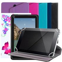 Capa Case Giratória p/ Tablet M7 Wi-Fi + Película + Adesivo - Daicommerce