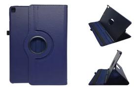 Capa Case Giratória para Ipad 7 10.2" Azul marinho + Caneta touch