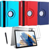 Capa Case Giratória Para Tablet Samsung Galaxy Tab A8 10.5 X200 X205 + Caneta touch