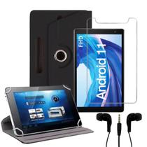 Capa Case Giratória + Película de Vidro P/ Tablet Pritom 7 Polegadas