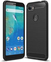 Capa Case Google Pixel 3a XL (Tela 6.0) Carbon Fiber Anti Impacto