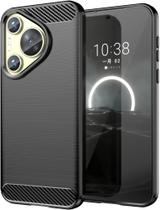 Capa Case Huawei P70 Pro (Tela 6.8) Carbon Fiber Anti Impacto