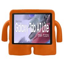 capa case infantil P/ tablet tab a7 lite 2021 t220 t225 bracinho silicone cores