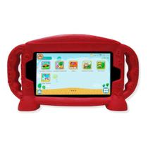 Capa Case Infantil Para Tablet 7 Polegadas Universal Cor: Vermelho