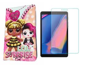 Capa Case Infantil para Tablet Samsung Galaxy Sm-t290/t295 + Película de Vidro 8 Polegadas