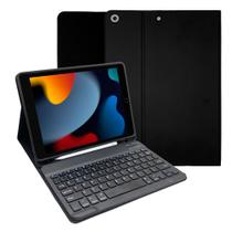 Capa Case Ipad 9 9 Geração 2021 10.2 Teclado Slim Removível Sem Fio Smart Suporte Caneta Premium