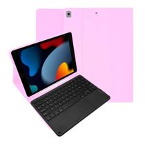 Capa Case Ipad 9 9ª Geração 2021 Capinha com Teclado Sem Fio Touchpad Anti Impacto Suporte Pencil