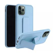 Capa case iphone 12 / iphone 12 pro alça magnetica azul bb