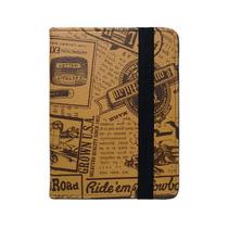 Capa Case Kindle Paperwhite 7th 2016 (on/off) - Jornal Marrom